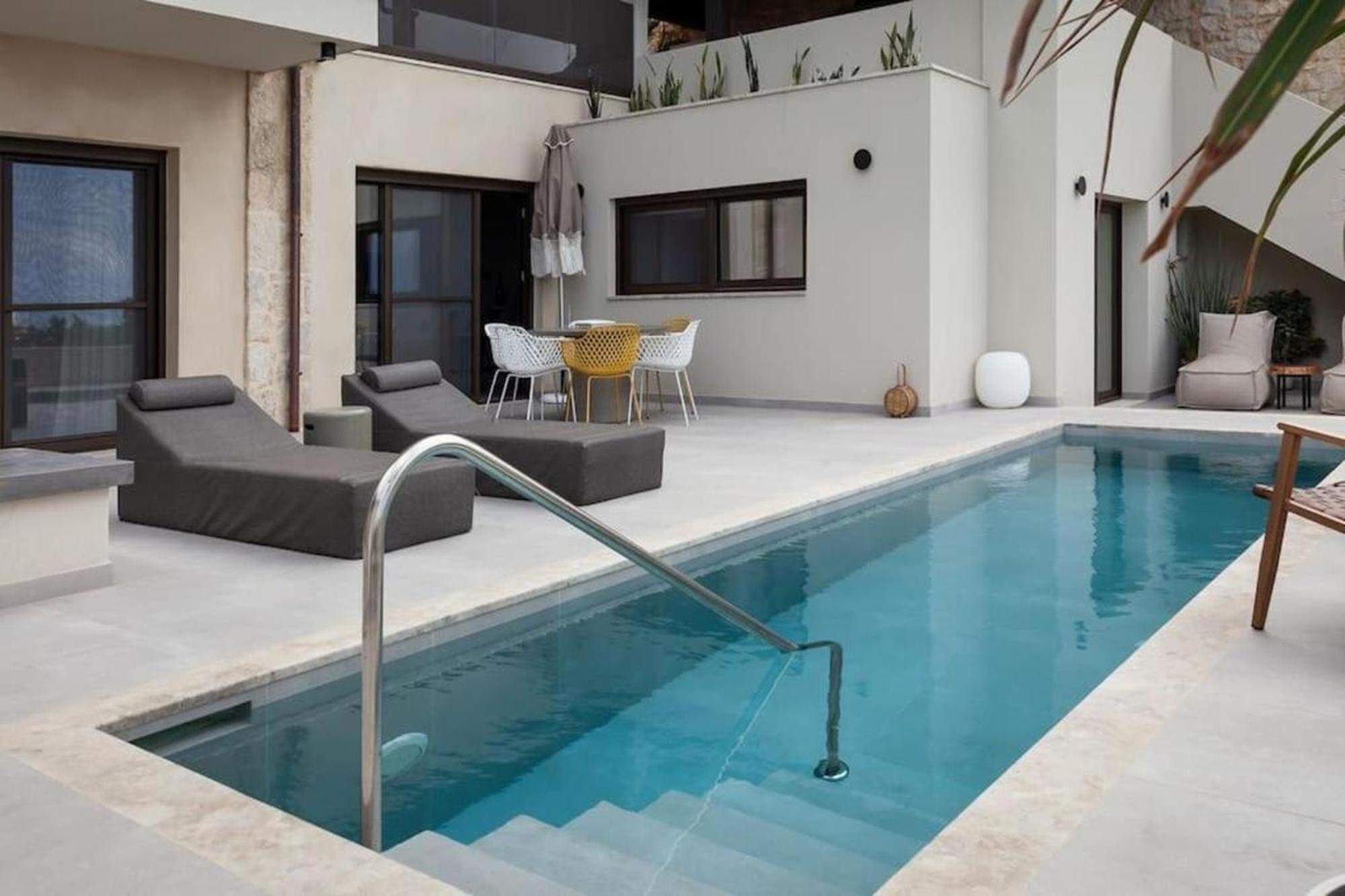 Orama Luxury Suite 3 Bedrooms With Private Pool Hersonissos  Exterior photo