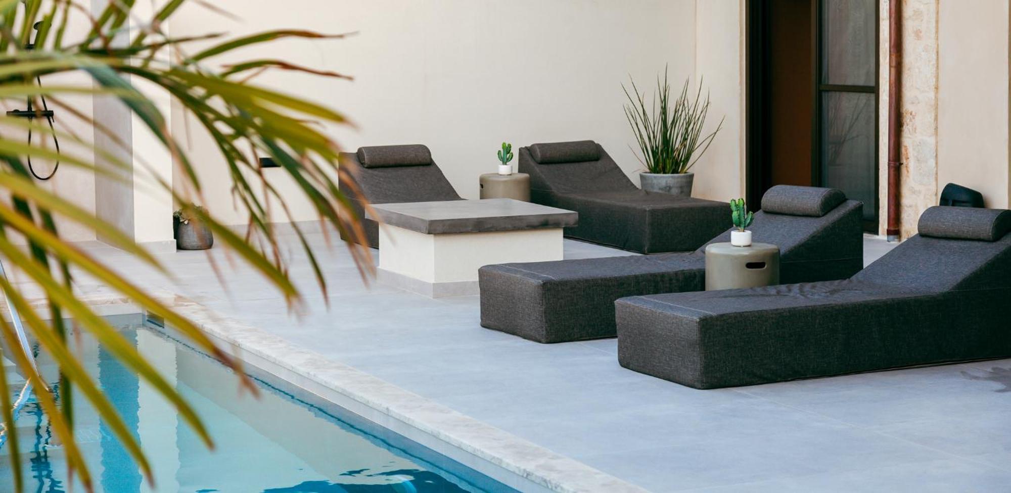 Orama Luxury Suite 3 Bedrooms With Private Pool Hersonissos  Exterior photo